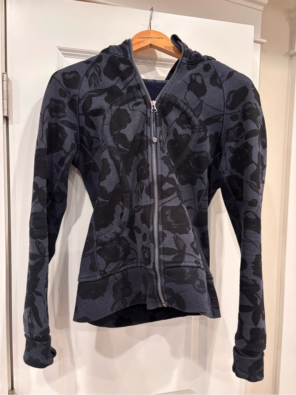 lululemon athletica Floral Scuba Zip Hoodie